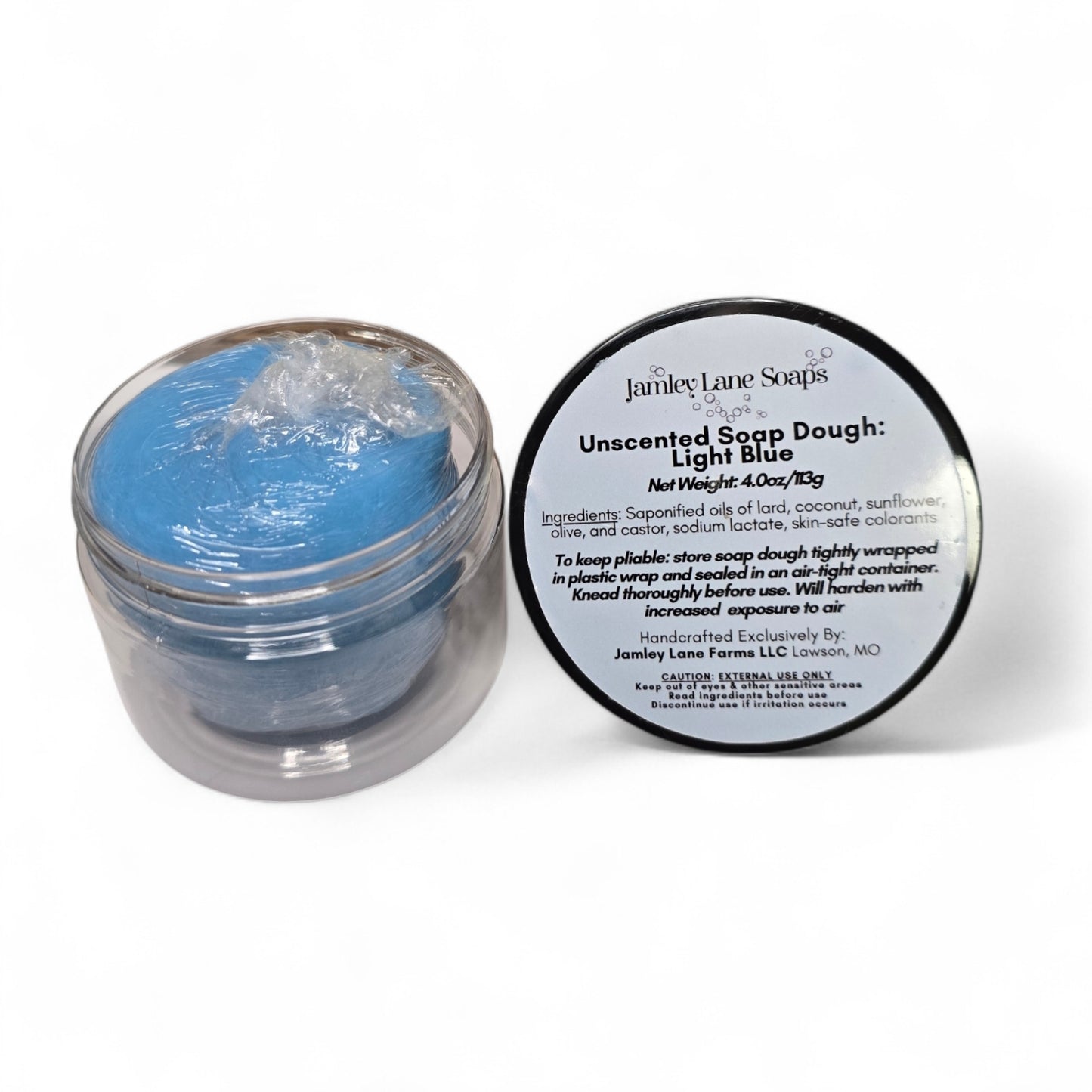 Light Blue Soap Dough 4oz Jar