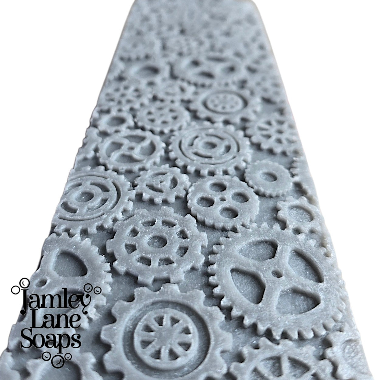 Steampunk Gears Custom Soap Impression Mat | Industrial Clockwork Texture
