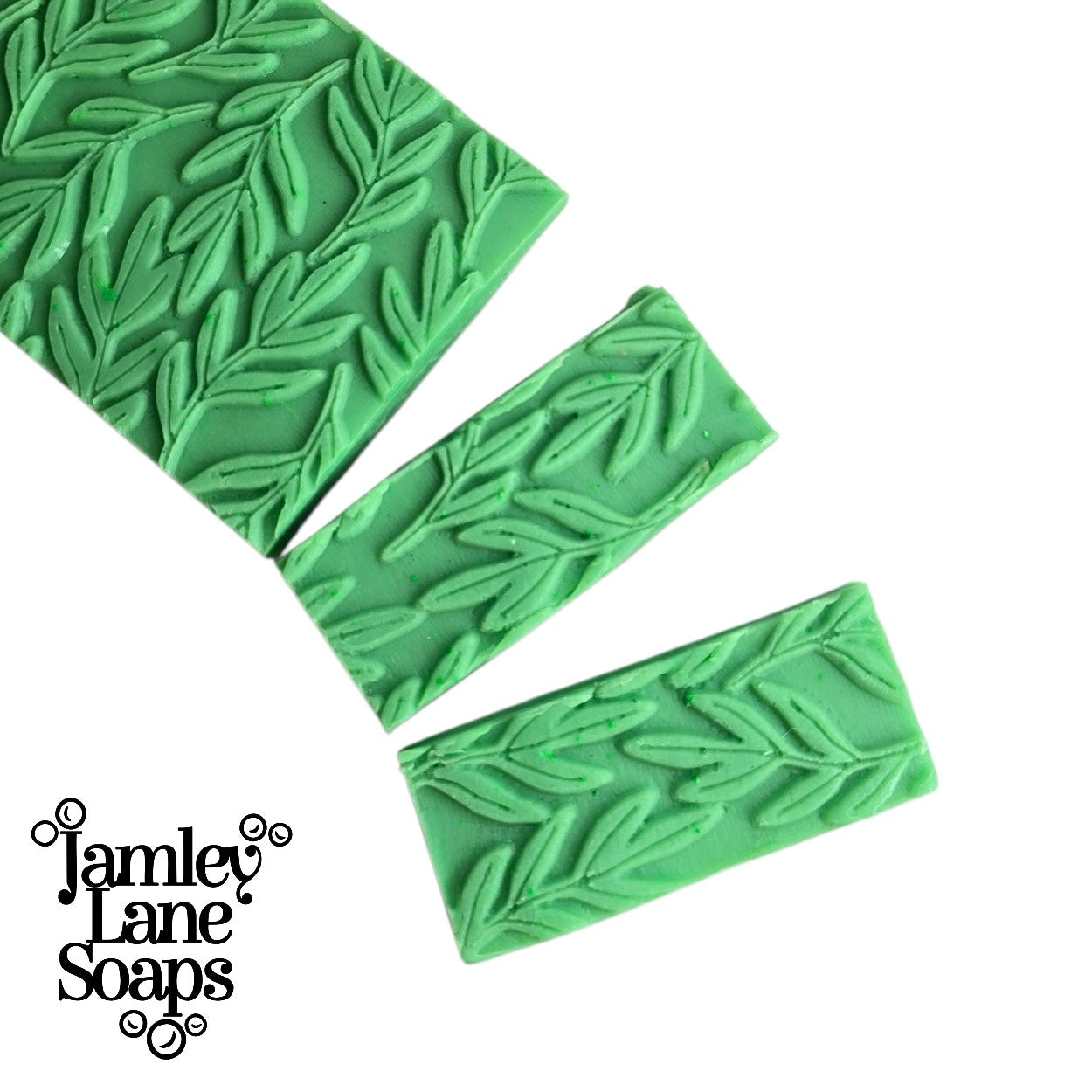 Leafy Sprigs Soap Impression Mat Eucalyptus Leaf Pattern