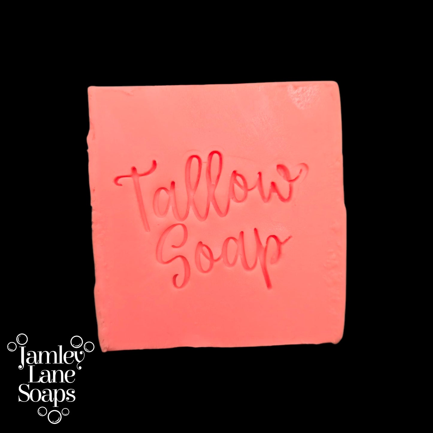 Cursive Tallow Soap Stamp