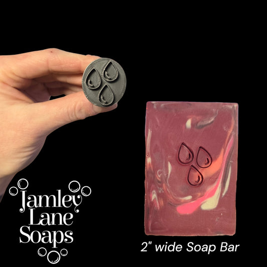 Raindrops Soap Stamp