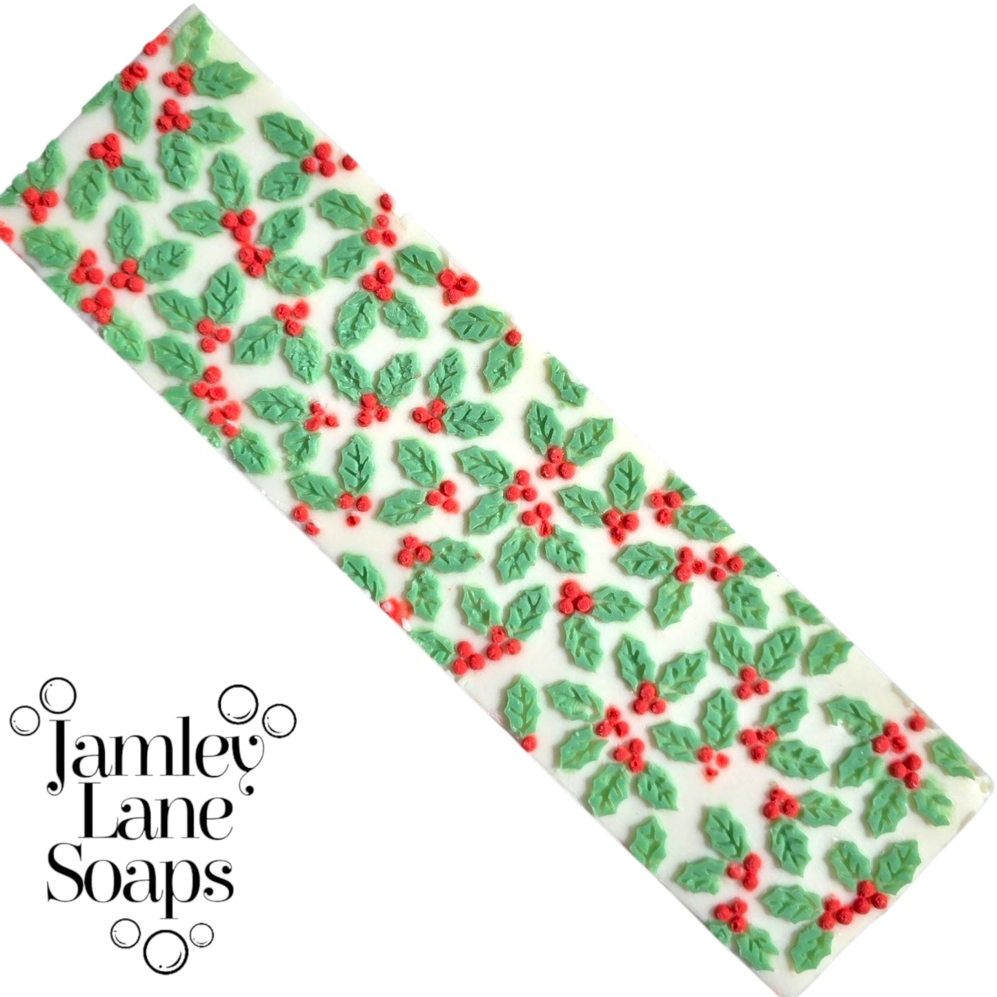 Holly Berries Soap Impression Mat Christmas Soapmaking Tools