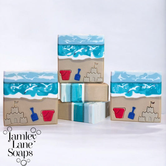 Sandcastles at The Beach Goat Milk Artisan Soap 4oz Bar