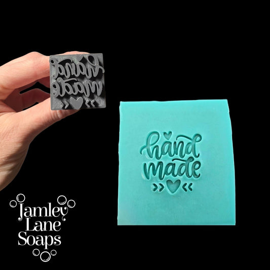 "Hand Made" Soap Stamp