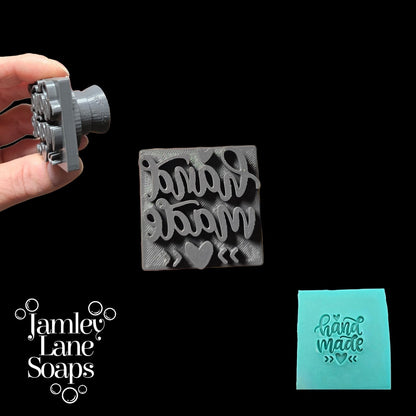 "Hand Made" Soap Stamp