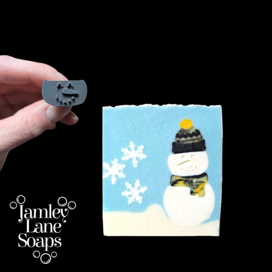 Snowman Face Stamp