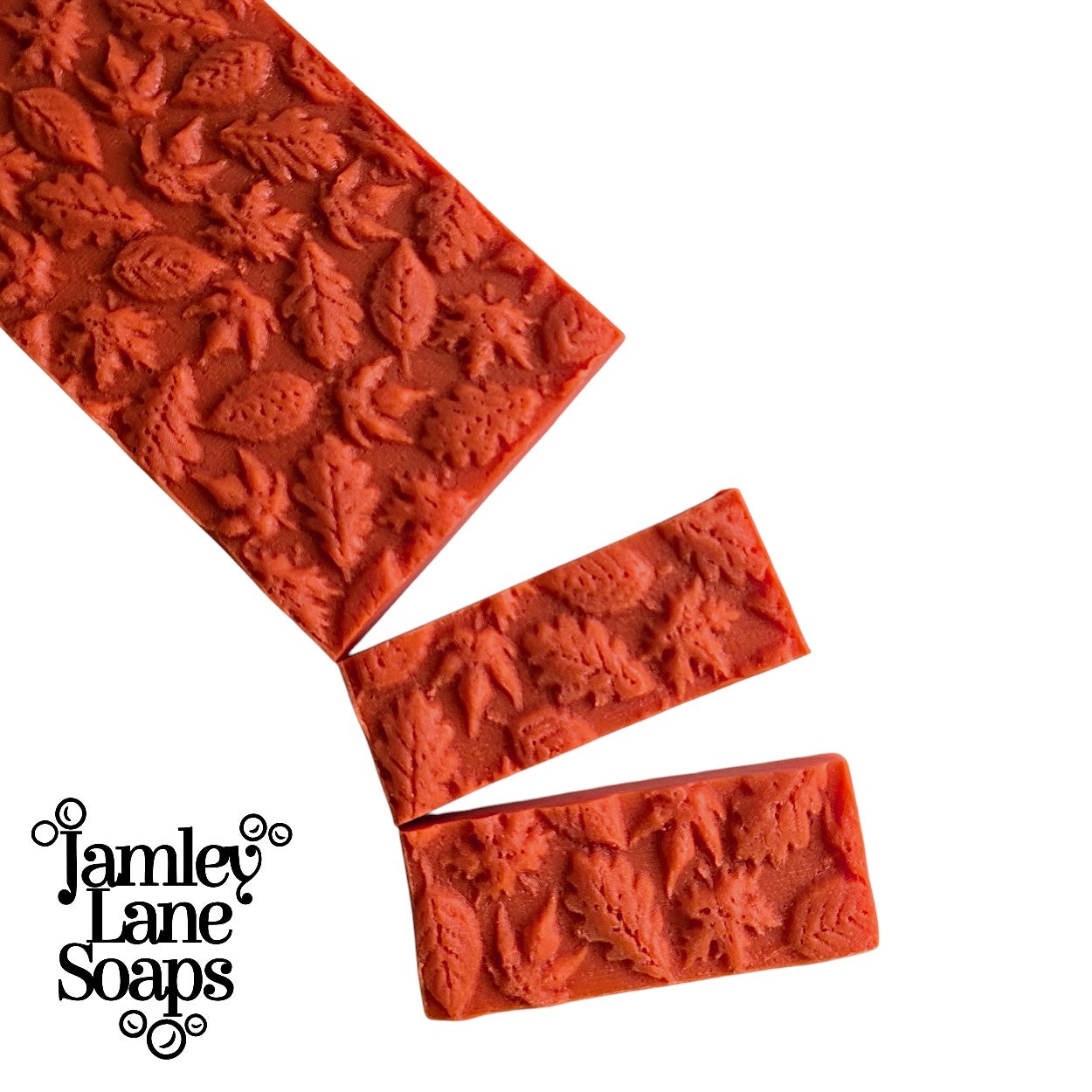 Autumn Drift Leaf Impression Mat | Fall Texture Soap Tool