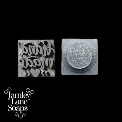 "Hand Made" Soap Stamp