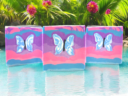 Fluttering Love Goat Milk Artisan Soap 4oz Bar