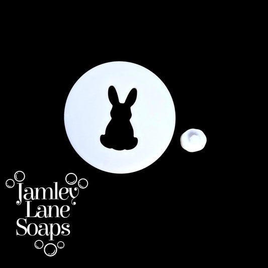 Peter Cottontail Bunny Extruder Disc with Tail  Stamp