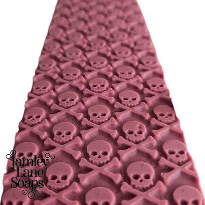 Skull & Crossbones Soap Impression Mat | Pirate Halloween