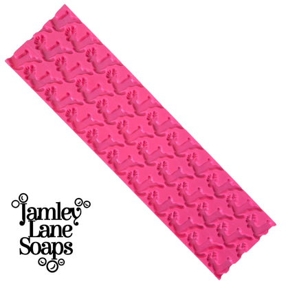 Reindeer Games Soap Impression Mat | Christmas Soap Texture