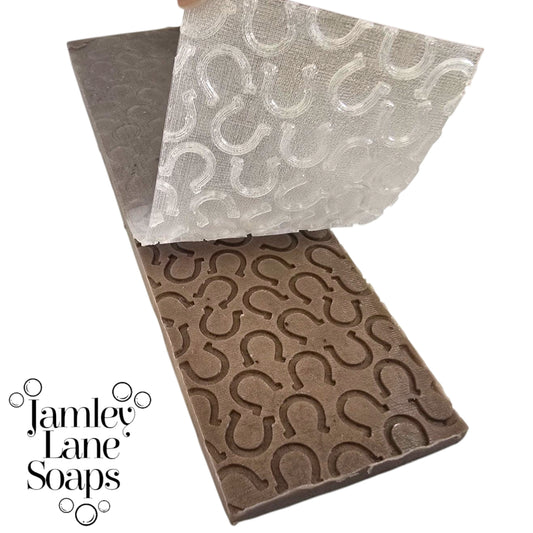 Horseshoes Soap Impression Mat Soapmaking Tool