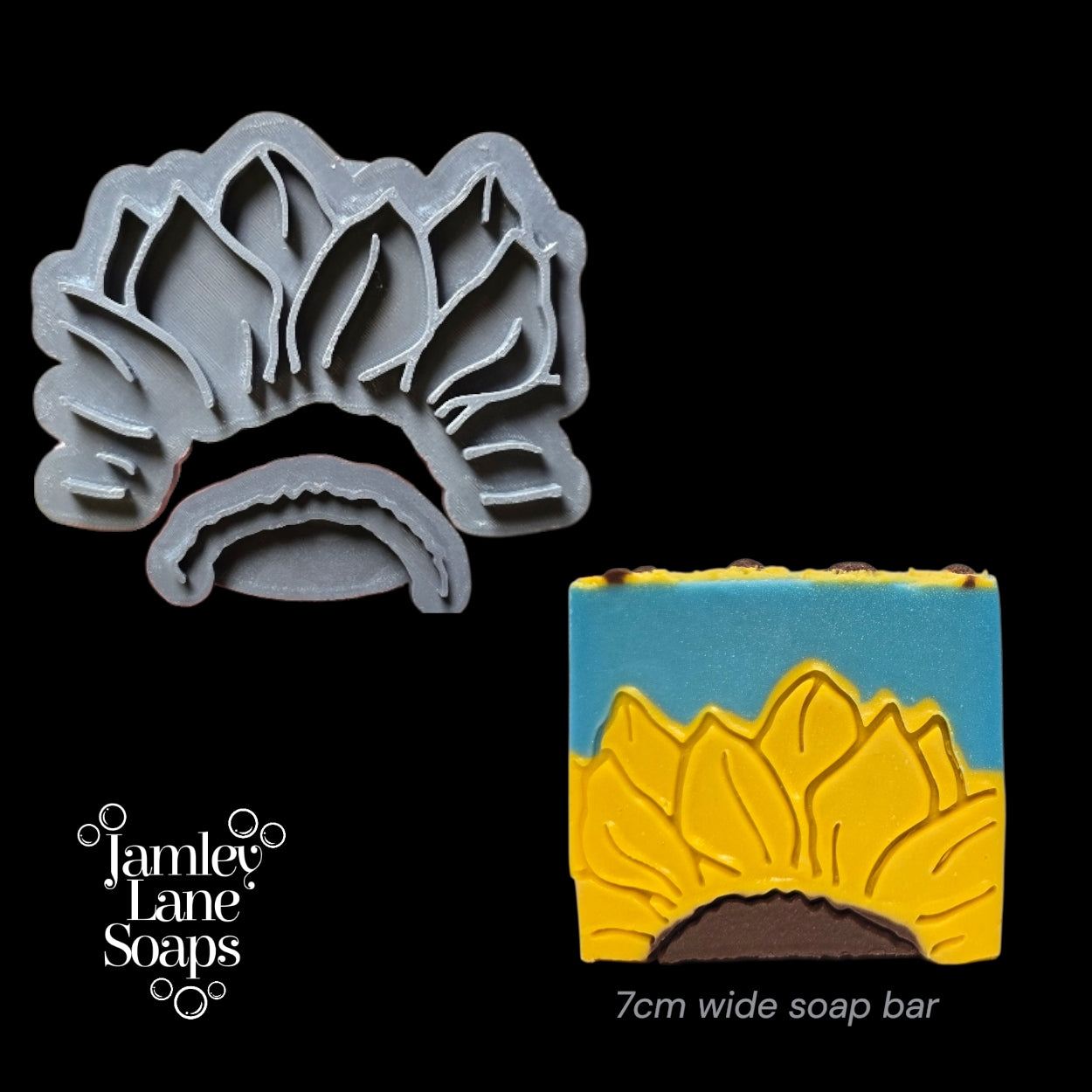 Sunflower - 2 Piece Soap Stamp Set