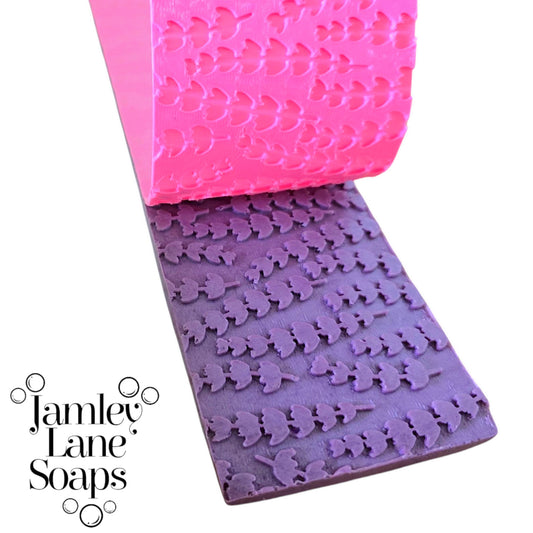 Lavender Blooms Soap Impression Mat Soapmaking Tool
