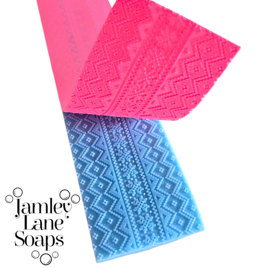 Holiday Sweater Soap Impression Mat Christmas Soapmaking Tools