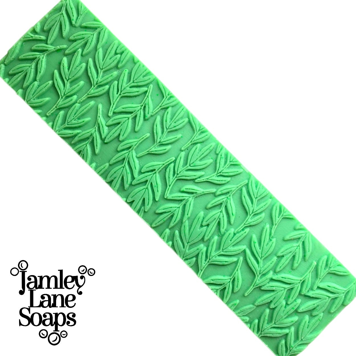 Leafy Sprigs Soap Impression Mat Eucalyptus Leaf Pattern