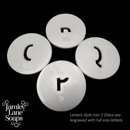 Alphabet Extruder Discs 28ct Set