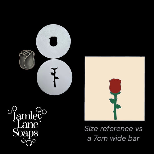 Standing Rose 2 Piece Extruder Disc Set Plus Stamp