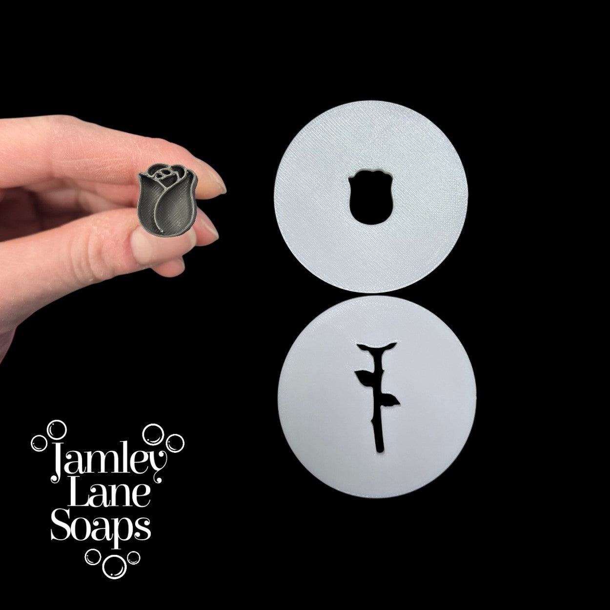 Standing Rose 2 Piece Extruder Disc Set Plus Stamp