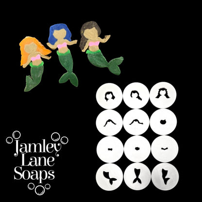 Mermaid "Mix & Match" 12-Piece XL Extruder Disc Set