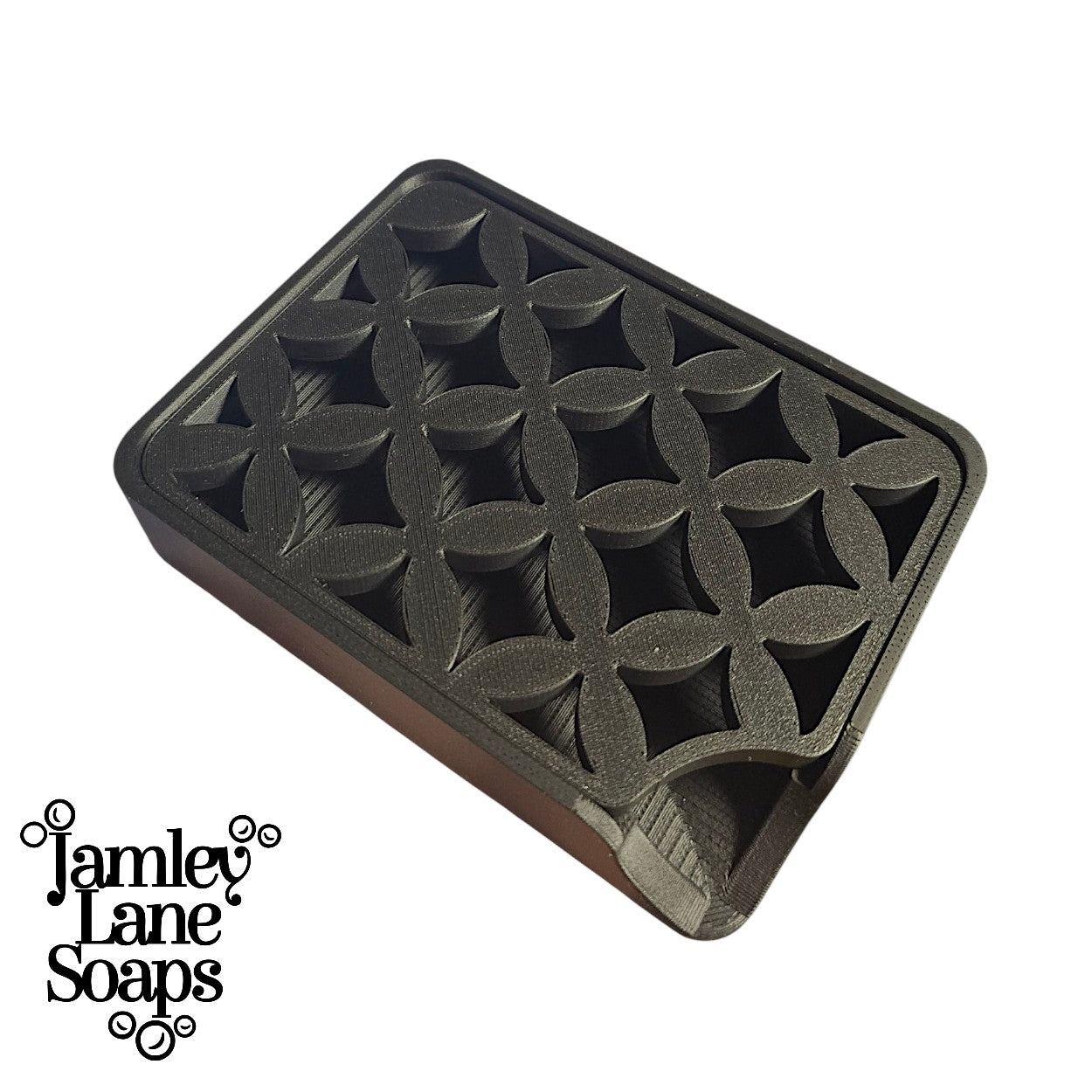 Rhombus Lattice Soap Dish - 2 Piece Design | Durable PLA | Custom Orders Available