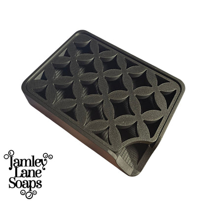 Rhombus Lattice Soap Dish - 2 Piece Design | Durable PLA | Custom Orders Available