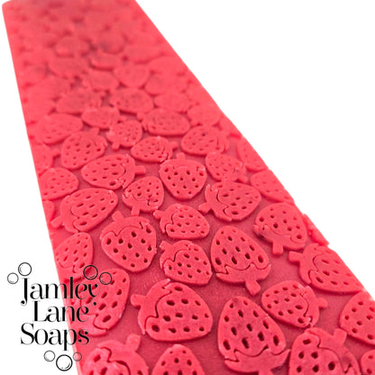Strawberry Fields Forever Custom Soap Impression Mat | Berry Design